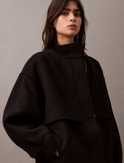 Calvin Klein Yun Qarışığı Bomber Gödəkçə