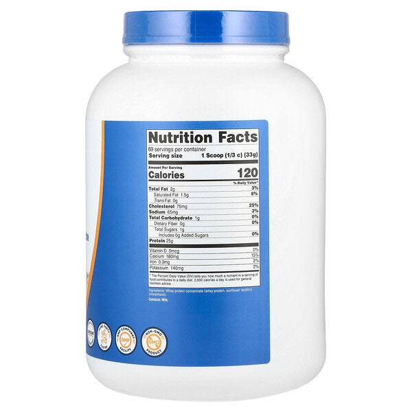 Nutricost Whey Protein Concentrate Aromatizasiz 5 Lb 2 268 G