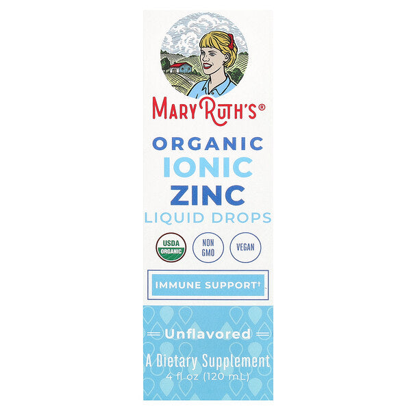 Maryruth S Organic Ionic Zinc Maye Damlaları Adsız 4 Fl Oz 120 Ml