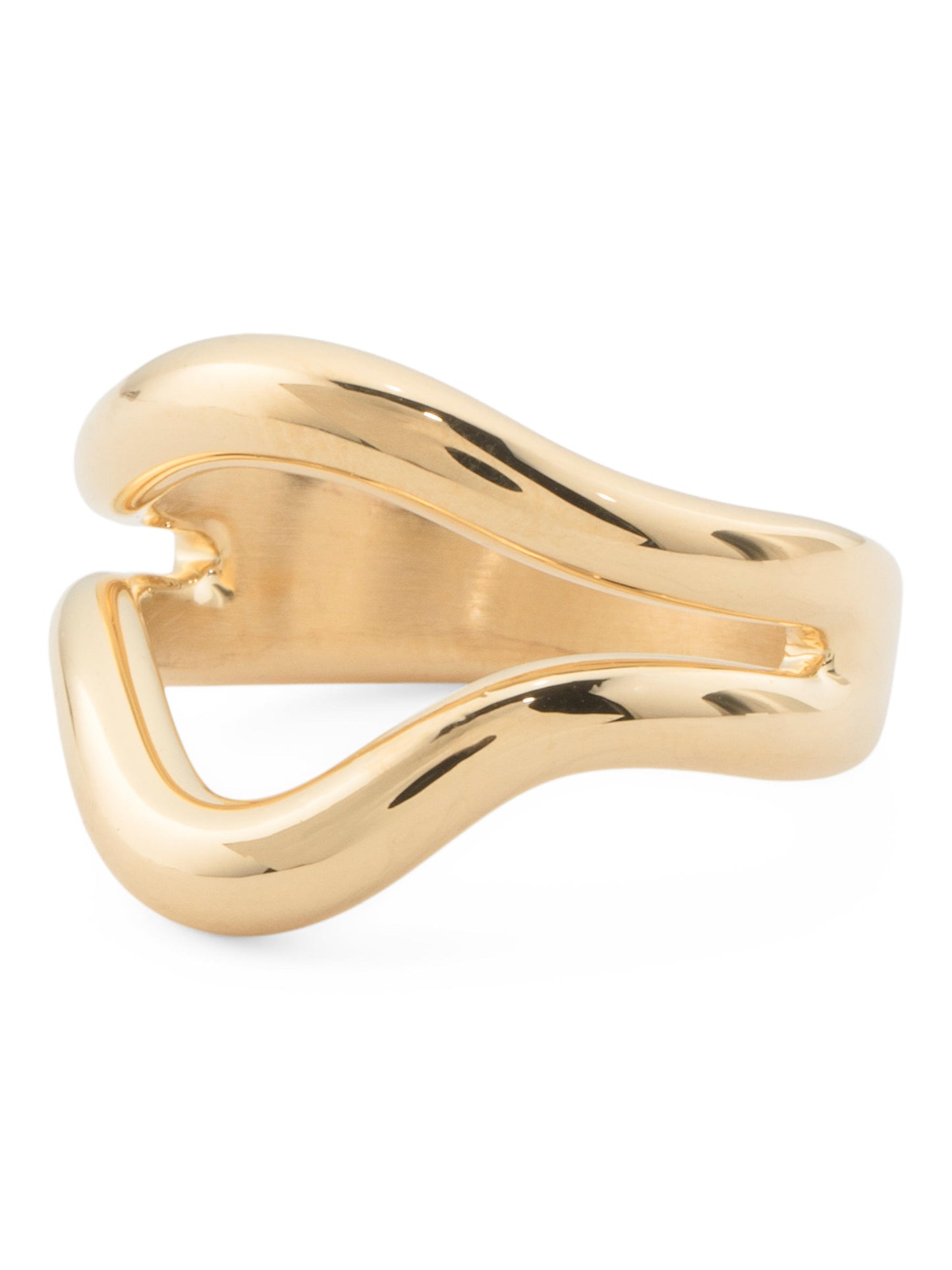 MILOR GOLD İtaliyada İstehsal Edilmiş 14kt Qızılı Açıq Bant Üzük