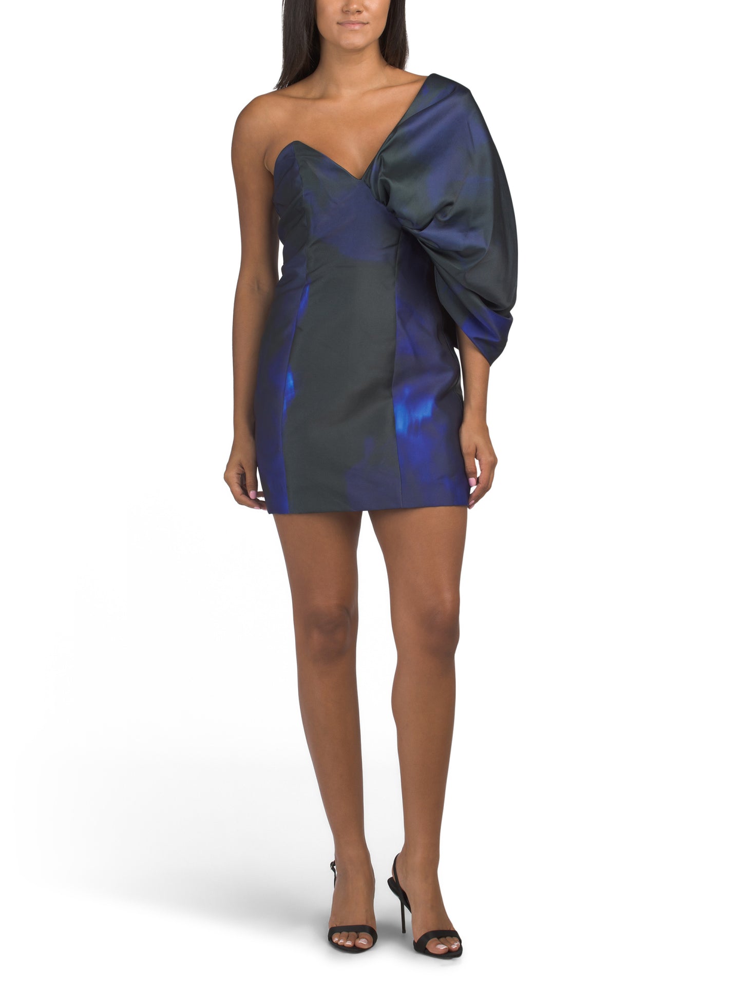 BCBGMAXAZRIA Böyük Qollu Mini Geyim
