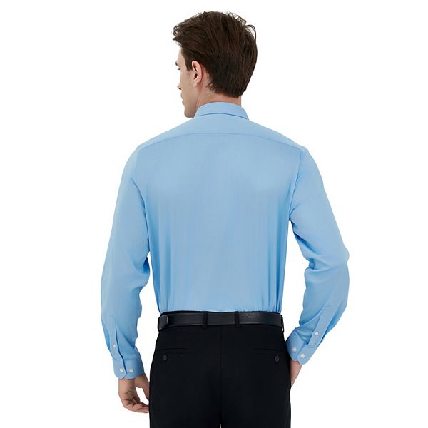 Savile Row Kişi Klassik Fit Sateen Formal Köynəyi