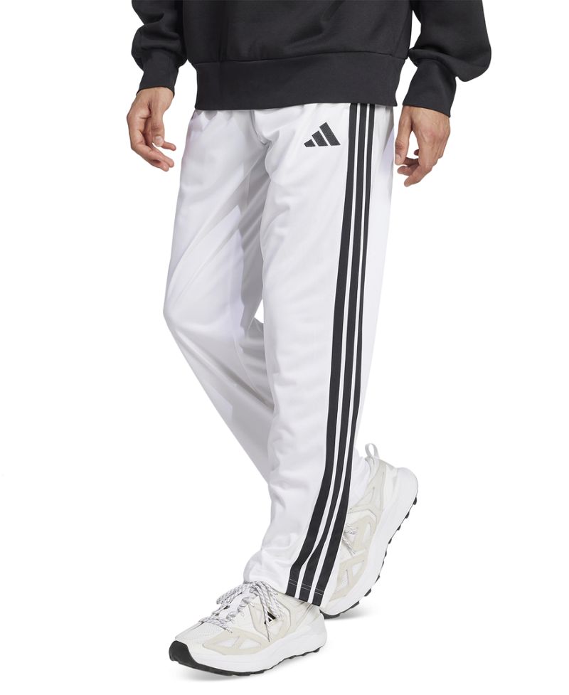 adidas Kişi 3-Şerit Açıq Paça Trеninq Şalvarı