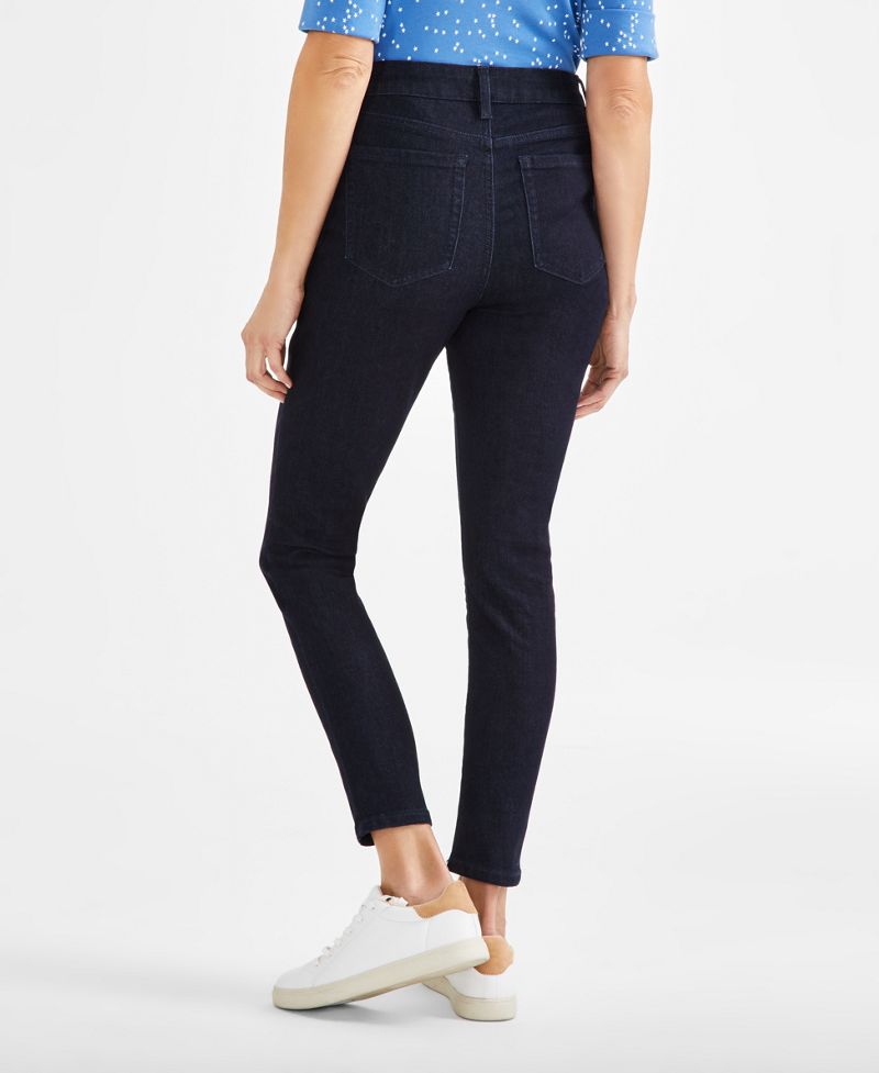 Style &amp; Co Qadın Orta Bel Əyrisi Dar Cins
