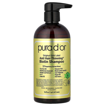 Pura D Or Saç Sıvılmasına Qarşı Biotin Şampunu 16 Fl Oz 473 Ml YoxYox