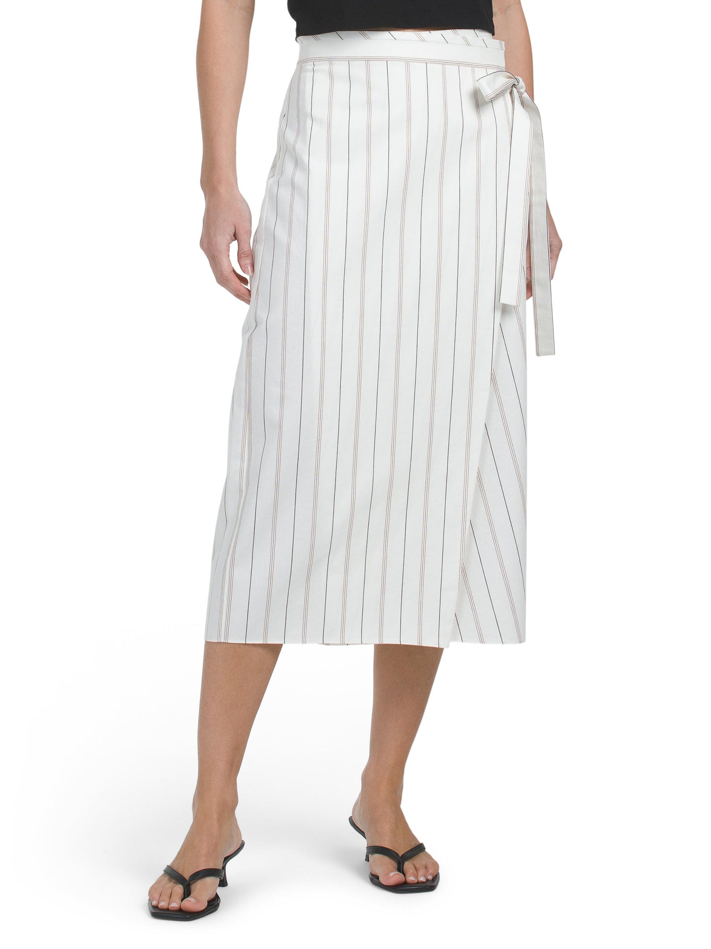 Seedling Stripe Wrap Skirt