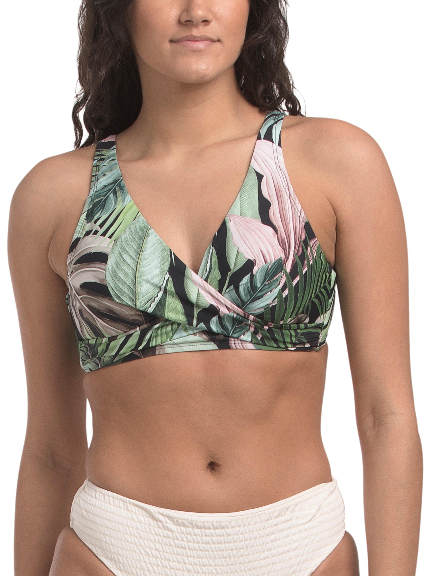JANTZEN Vera Surplice Swim Bra Top
