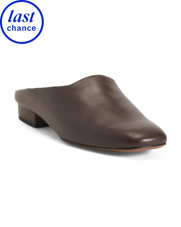 FRANCO SARTO Leather Daley Mule Əl Ayaqqabısı