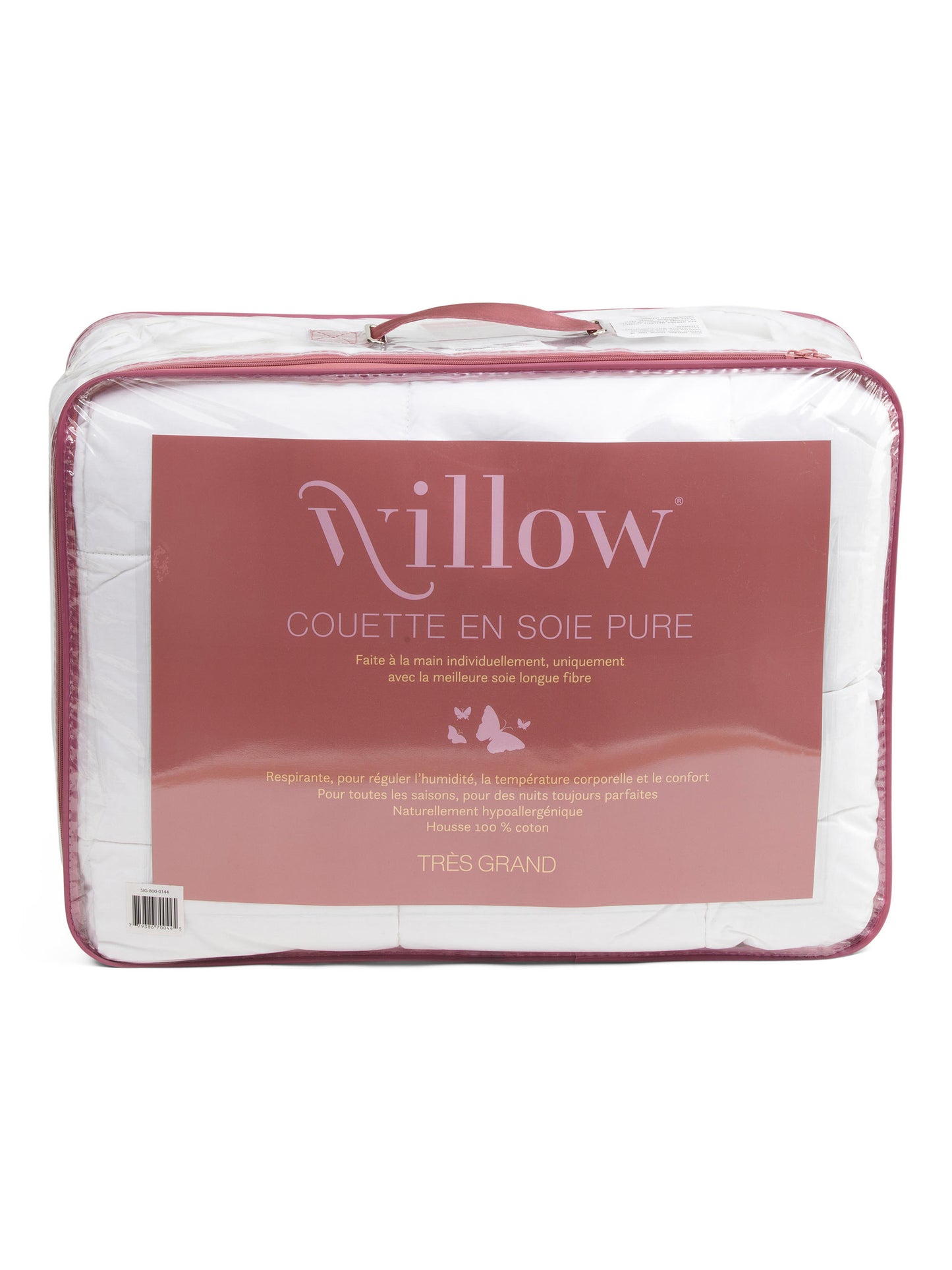 WILLOW Saf İpək Doldurulmuş Pambıq Yorğan