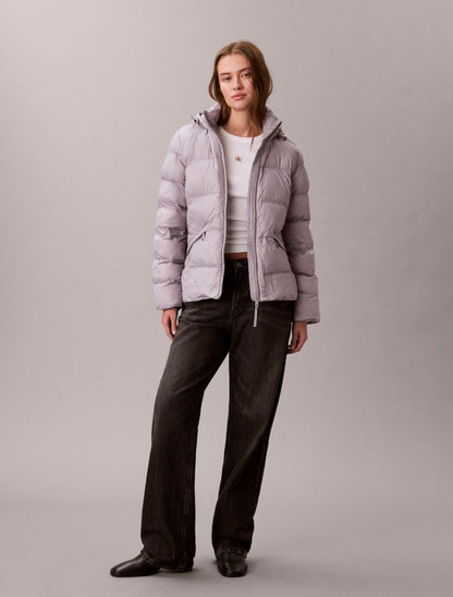 Calvin Klein Slim Puffer Jacket Dar Uyğun Dolğun Gödəkçə