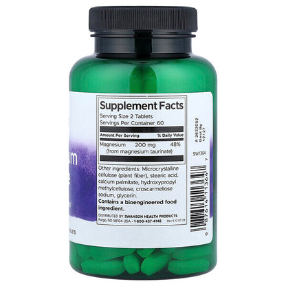 Swanson Magnesium Taurate 120 Tablet