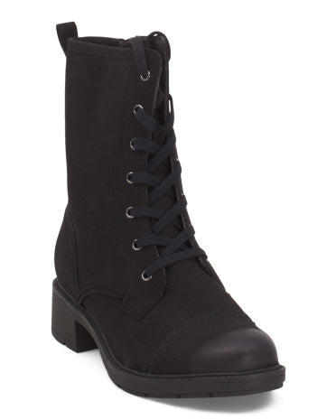 CLARKS COLLECTION Nubuck Dəri Hearth Maye Rahat Çəkmə