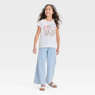 Disney Qız Prinsesa Yayları Qısa Kollu Qrafik T-Shirt - Fil Dişi