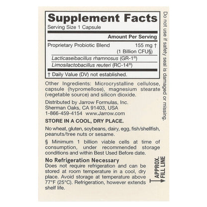 Jarrow Formulas Vegan Fem Dophilus 1 Milyard CFU 30 Bitki Kapsulu