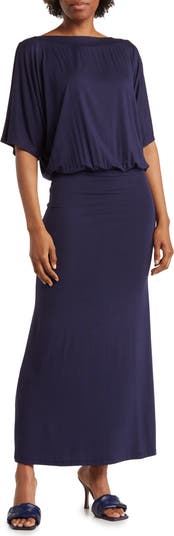 GO COUTURE Dolman Qollu Maksi Geyim