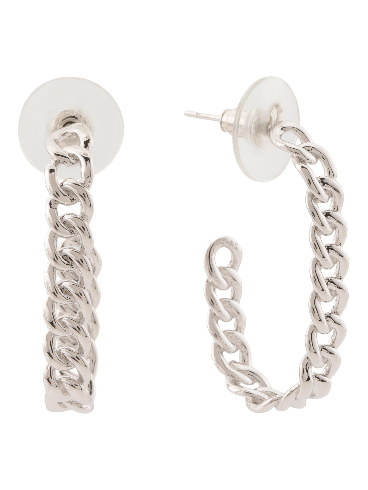 KENDRA SCOTT Tailandda İstehsal Edilmiş Gümüşü Hoop Qulaqdişi