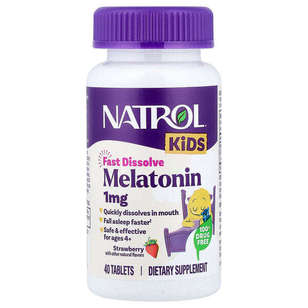Natrol Kids Melatonin 4+ Yaş Ciyelek 40 Tablet YoxYox