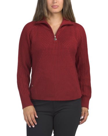 DAILY SPORTS Wool Blend Hudson Yarım Fermuar Sweater