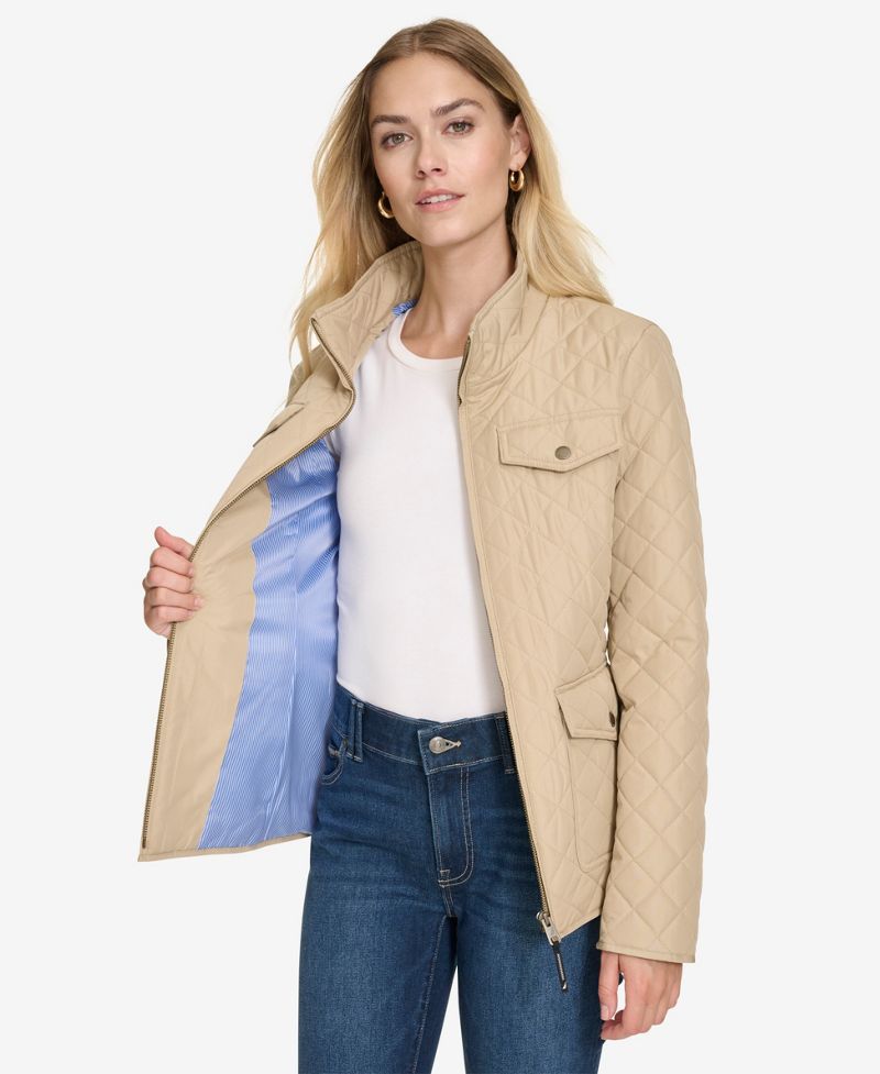 Nautica Jeans Nautica Qadın Bütün Rəngli Preslənmiş Gödəkçə