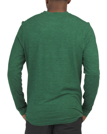 SPYDER Super Soft Jersey Knit Crew Neck Bluzka