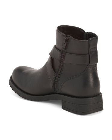 COMFORTIVA Dəri Yarpaq Çəkmələri