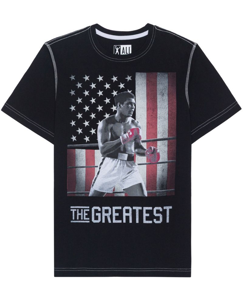 Hybrid Apparel Kişi Muhammad Ali Qısa Rəngli Köynəyi