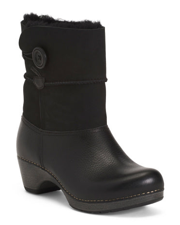 DANSKO Nubuck Dəri və Dəri Lillith Komfort Çəkmələri