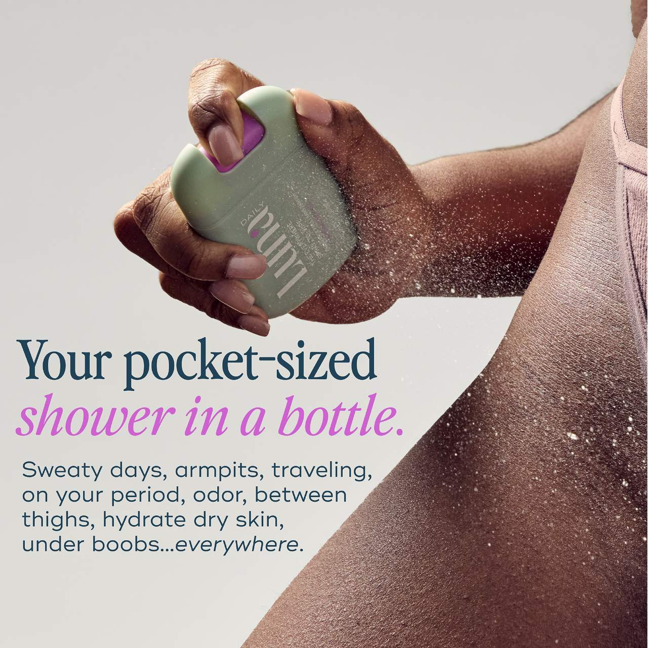 Luna Daily The Mini Everywhere Spray-To-Wipe - Prebiotiklər + C və E Vitamini, Həssas Dəri üçün