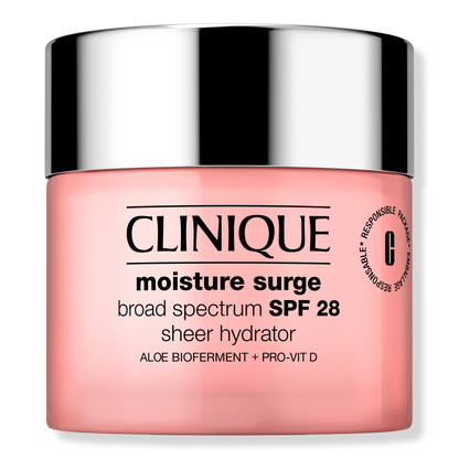 Clinique Moisture Surge Broad Spectrum SPF 28 Şəffaf Nəmləndirici Krem