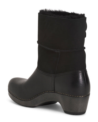 DANSKO Nubuck Dəri və Dəri Lillith Komfort Çəkmələri