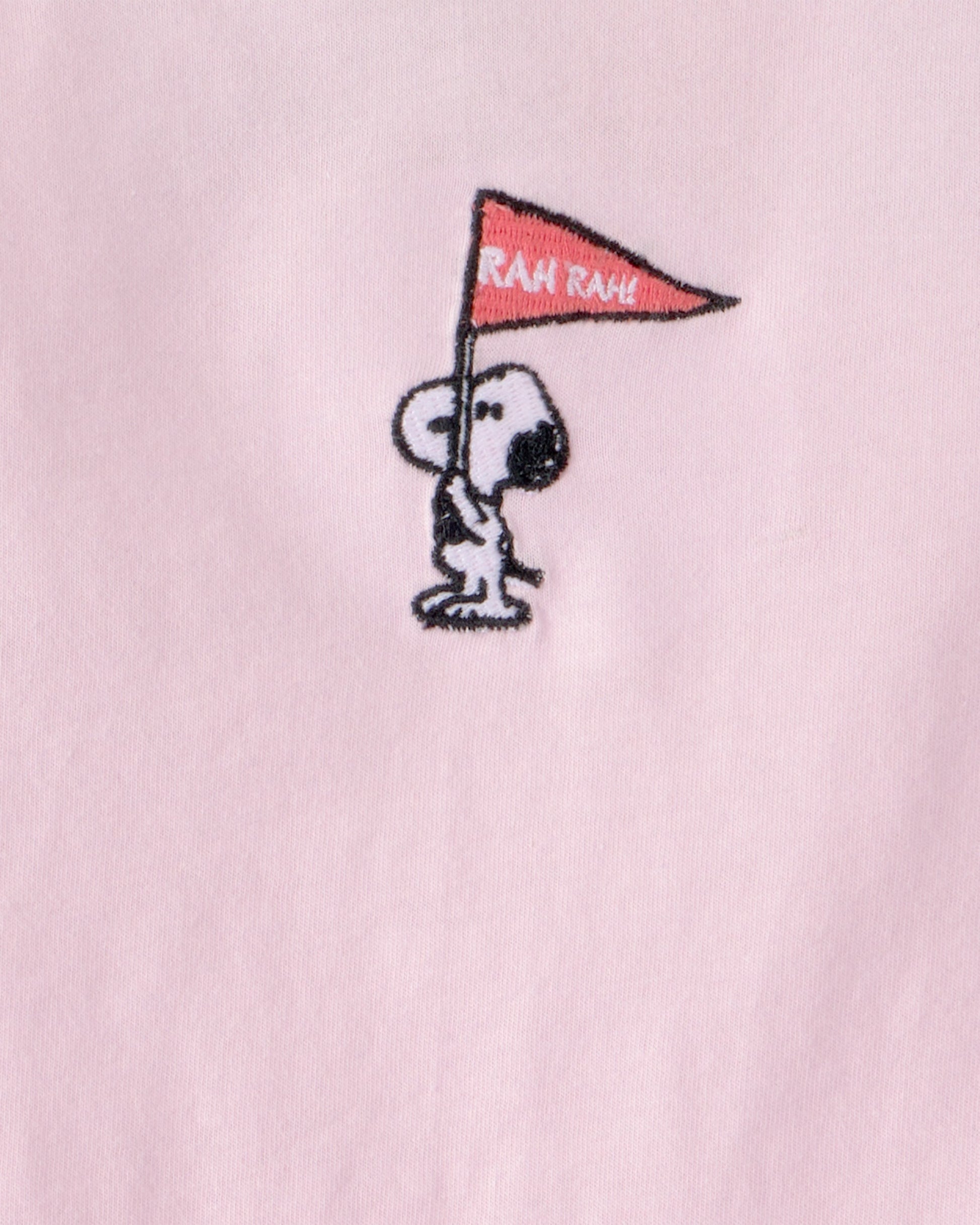OshKosh B'gosh Qız Uşaq Peanuts Snoopy Uzun Kollu Bluzka - Çəhrayı YoxYox