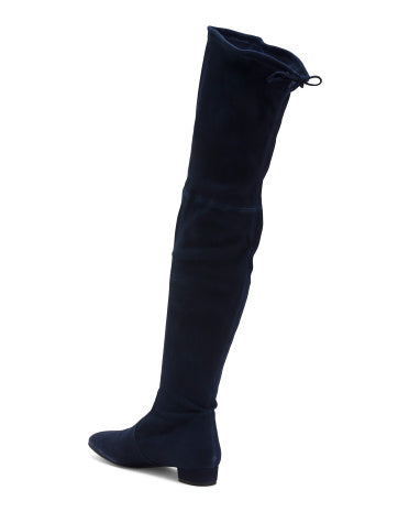 STUART WEITZMAN Suede Genna 25 Şəhər Çəkmələri