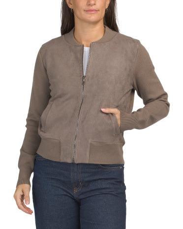 LA VILA MILANO Zip Front Bomber Gödəkçəsi