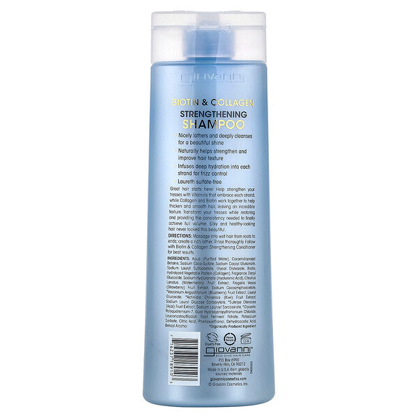 Giovanni Biotin Collagen Gücləndirilmiş Şampun 399 ml
