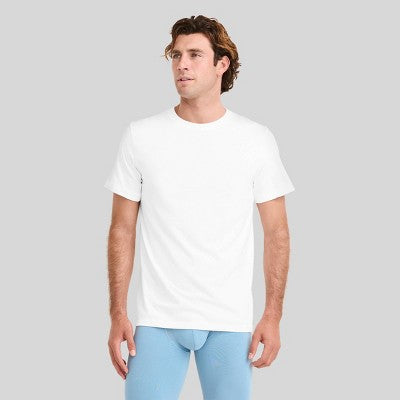 Jockey Generation Kişi 100% Pamuk Ekipaj Boyun 3-lü Paket Altcəkit - Ağ L: Rütubət Udma