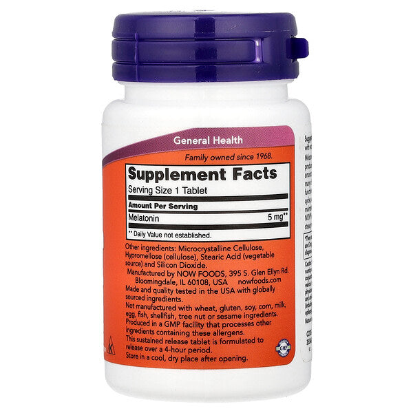Now Foods Melatonin 5 Mg 120 Tablet