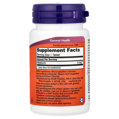 Now Foods Melatonin 5 Mg 120 Tablet