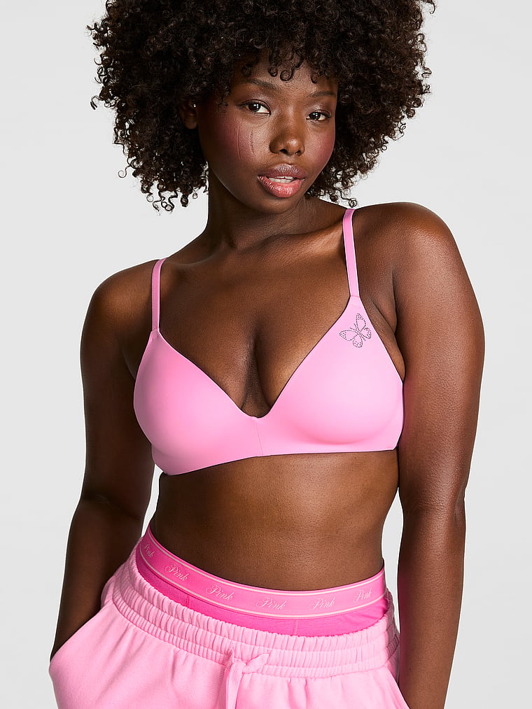 PINK Wear Everywhere™ Yüngül Qaplamali Simsiz Sütyen