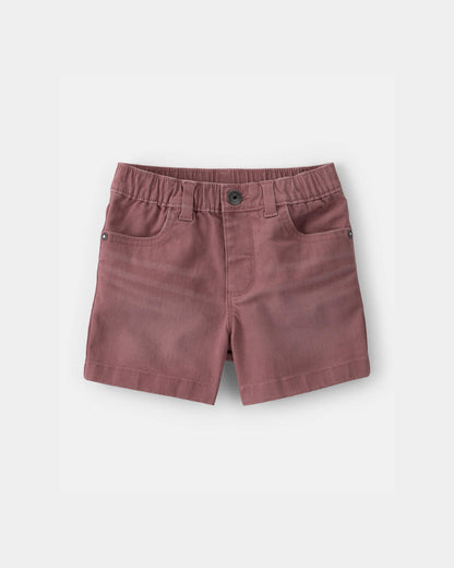 OshKosh B'gosh Uşaq Oğlan Twill Elastikli Şortlar - Qəhvəyi