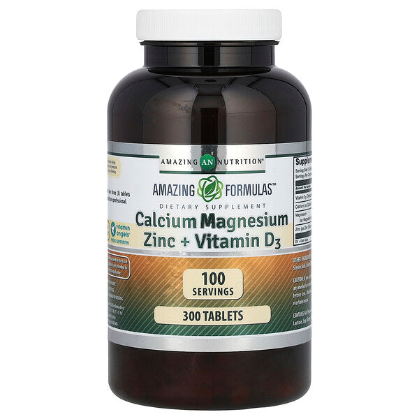 Amazing Nutrition Amazing Formulas Kalsium Maqnezium Sink Vitamin D3 300 Tablet