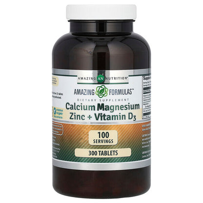 Amazing Nutrition Amazing Formulas Kalsium Maqnezium Sink Vitamin D3 300 Tablet