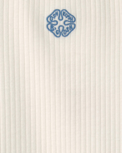 Toddler Girl OshKosh B'Gosh Yonca Nakışlı Ribli Bluzka - Fil Dişi