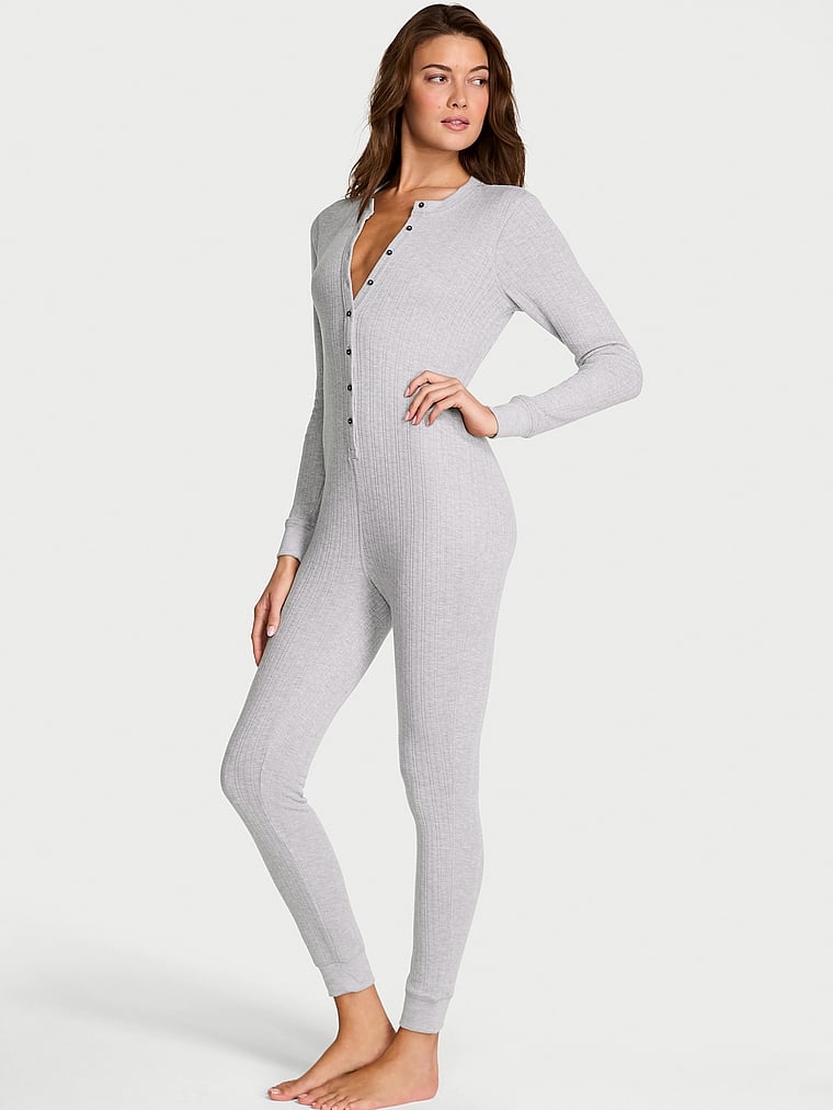 Victoria's Secret Cozy Pointelle Uzun Tək Paltası