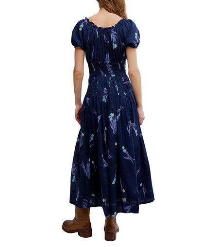 Free People Qadın Complete Me Qısa Qollu Midi Geyim