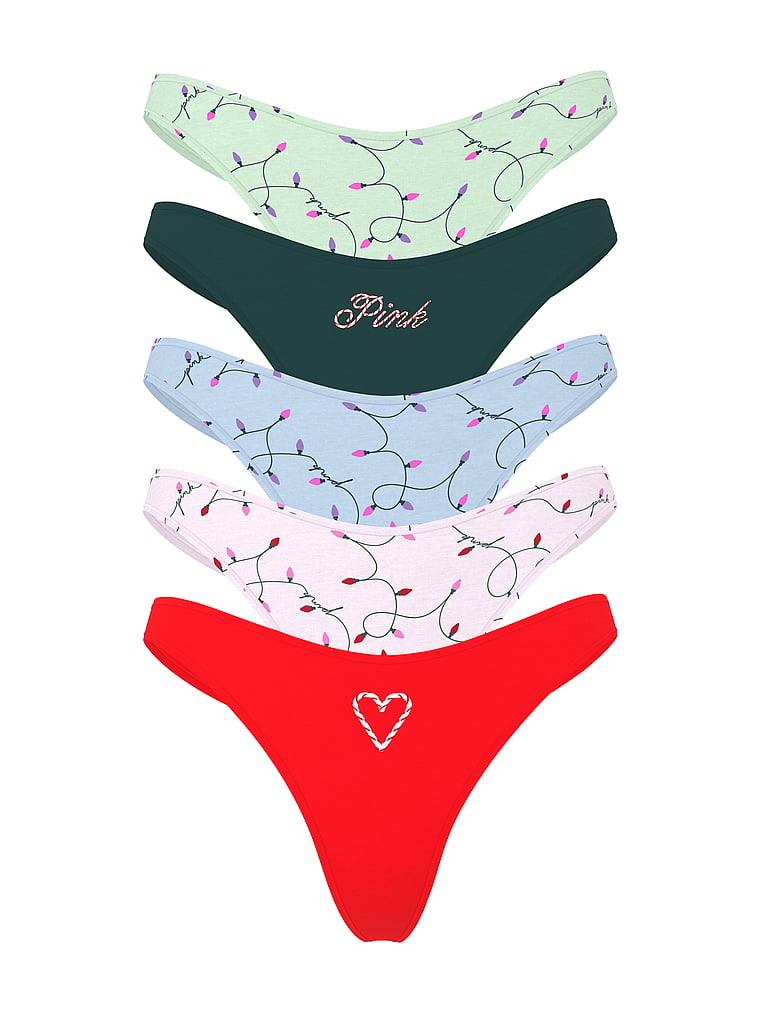 PINK 5 Paket Pamuk Tanga Tanası