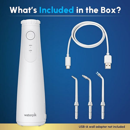 Waterpik Cordless Plus 5000 3-Başlıqlı Şarj Edilən Su Flosu