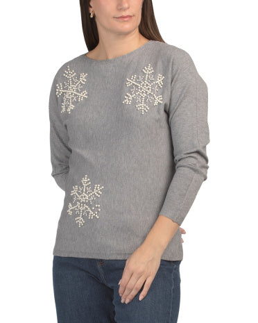 SIONI Pullover Bəzəkli Sviter