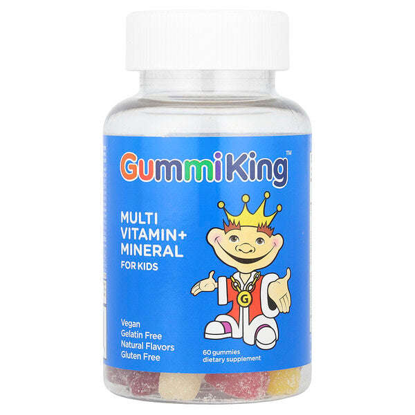Gummiking Uşaqlar Üçün Multi Vitamin Mineral Jeleylər Ciyelek Portakal Limon Uzum Giles və Qreypfrut 60 Jeley YoxYox