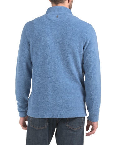 Dion Sherpa Quarter Zip Gödəkçəli Sweater