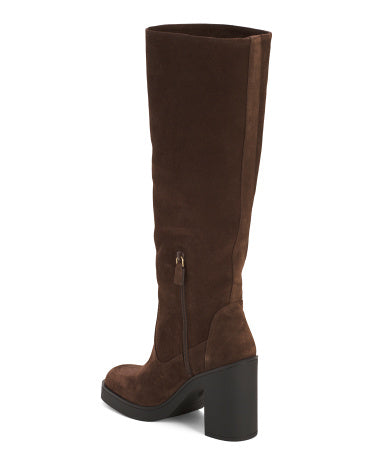 STUART WEITZMAN İspaniyada İstehsal Edilmiş Suede Bethenny 80 Çəkmələri